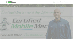 Desktop Screenshot of certifiedmobilemechanic.com